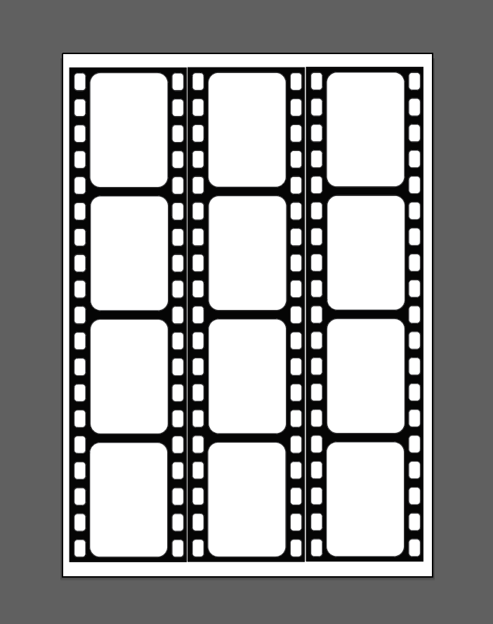 Adobe Illustrator Filmstrip Design